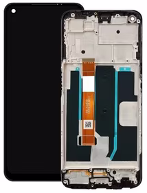 Ekranas OnePlus N200 5G su lietimui jautriu stikliuku ir rėmeliu Black originalus (used Grade A)