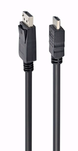 Gembird CC-DP-HDMI-3M DisplayPort į HDMI laidas (ne abikryptis), 3m, juodas