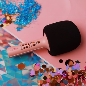 "Maxlife" "Bluetooth" mikrofonas su garsiakalbiu MXBM-600 rožinės spalvos