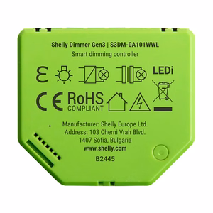 Shelly Dimmer Gen3 WiFi šviesos valdiklis