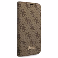 Guess GUBKP14SHG4SHW iPhone 14 6.1 "ruda / ruda knyga 4G Vintage Gold Logo