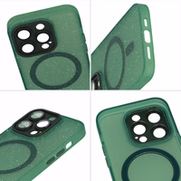 Tel Protect Magnetinis Splash Matinis dėklas telefonui iPhone 15 žalias
