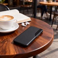 "Tech-Protect Smart View" dėklas, skirtas "Samsung Galaxy A37 5G" - juodas