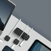 Uniq Pod Mag magnetinis kabelių tvarkytuvas su pagrindu pilkas / kreidinis pilkas