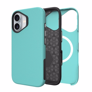 Dėklas Perfectionists Triangle Mag Case Apple iPhone 16 Plus žalias