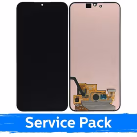 LCD ekranas suderinamas su Samsung A346 A34 5G juodas (Service Pack) (NF versija)