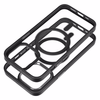 COLOR EDGE MAG COVER dėklas telefonui suderinamas su Magnetiniu IPHONE 13 Pro juodas