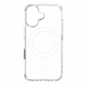 Anti Shock 1,5 mm Mag dėklas for iPhone 16 Pro 6,3" skaidrus big hole + button