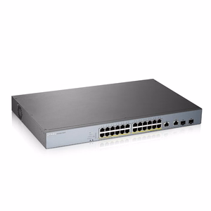 Zyxel GS1350-26HP-EU0101F tinklo komutatorius Valdomas L2 Gigabit Ethernet (10/100/1000) Maitinimas per Eternetą (PoE) Pilka