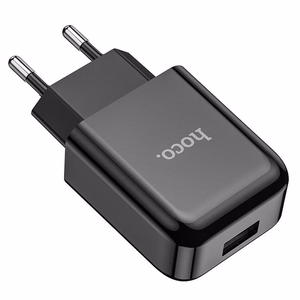 Įkroviklis Hoco USB A 2A 10W N2 juodas