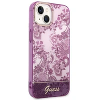 Guess GUHCP14MHGPLHF iPhone 14 Plus 6.7 "fuksija/fuksija kietas dėklas Porcelain Collection