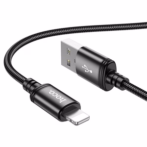 Kabelis USB-A į Lightning Hoco 2,4A 3 m X91 juodas