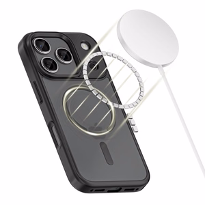 Tech-Protect MagMat XT 4-rinkinys Magnetinis dėklas telefonui iPhone 17 Pro - Matinis juodas