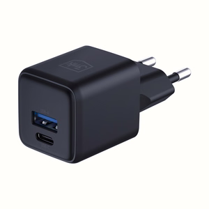 Accessories - 3mk Hyper GaN Charger 20W QC4+ PD PPS USB 1A1C Black EU