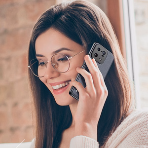 Dux Ducis Fino dėklas Xiaomi 13 Pro su silikoniniu rėmeliu mėlynas