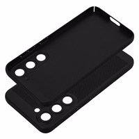 BREEZY dėklas telefonui SAMSUNG S25 Edge juodas