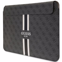 Guess 4G Printed Stripes dėklas 16" nešiojamam kompiuteriui - juodas