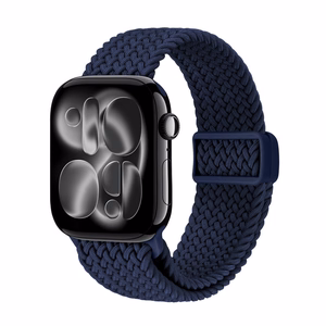 Crong Wave Band pintas Apple Watch dirželis, 38/40/41/42 mm, tamsiai mėlynas