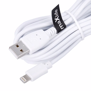 Maxlife кабель USB - Lightning 3,0 м 2A белый