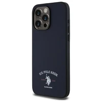 US Polo USHCP15XPARV dėklas telefonui iPhone 15 Pro Max 6.7" su spausdintu DH logotipu - tamsiai mėlyna