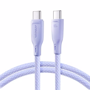 USB Кабель Joyroom "SA34-CC3" фиолетовый "Type-C / Type-C" 100см (до 60W)