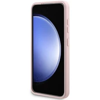 Karl Lagerfeld silikoninis Choupette dėklas telefonui Samsung Galaxy S24+ - rožinis