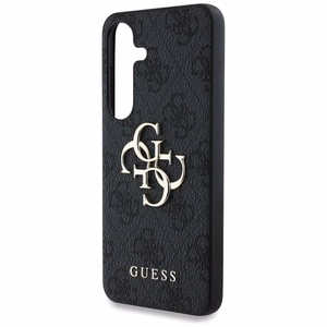 Guess didelis 4G logotipo dėklas Samsung Galaxy S25 juodas