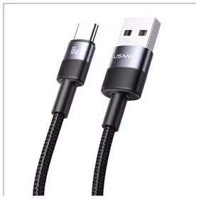 USAMS Laidas USB-A į USB-C 3A 1,2m Aluminum Alloy Data Cable SY Series SJ718USB01 (US-SJ718)