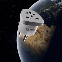 Adapteris iš US sieninio kištuko į universalų kištuką