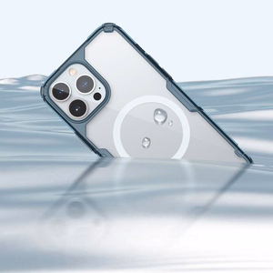 Nillkin Nature Pro magnetinis šarvuotas dėklas su MagSafe telefonui iPhone 15 Pro - baltas
