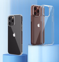 iPhone 15 Pro Max dėklas iš Ultra Clear serijos skaidrios spalvos