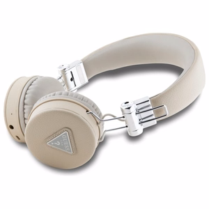 Guess Bluetooth ant ausų ausinės ENC GUBH70PGTSPSE smėlio/smėlio grūdėtos klasikinės apvalios formos