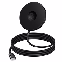 "Borofone" belaidis indukcinis įkroviklis BQ41 Glory 3 in 1 15W, juodas