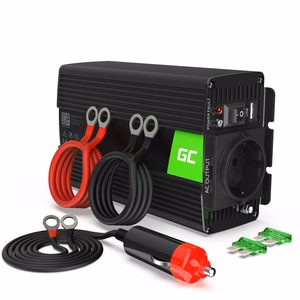 Green Cell INV05DE maitinimo adapteris / inverteris Automatinis 300 W Juoda