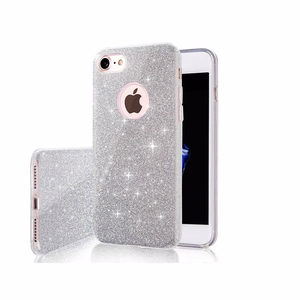 Glitter 3in1 case for Samsung Galaxy A55 5G silver