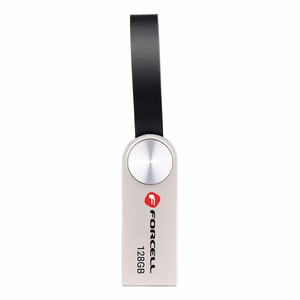 FORCELL F-DATA USB atmintukas Metal 128GB USB3.2 Gen 1 (USB A) sidabrinis