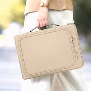 Tech-Protect Basic krepšys 13–14" nešiojamam kompiuteriui - smėlinis
