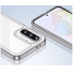 Kosmoso dėklas Samsung Galaxy A26 su lanksčiu rėmu - permatomas