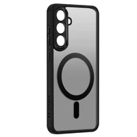 Etteri matinis magnetinis dėklas telefonui Samsung Galaxy A55 5G juodas