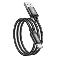 Kabelis USB A į USB C Hoco 3A 1 m X89 juodas