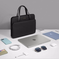 "Tech-Protect" krepšys 15-16 colių nešiojamajam kompiuteriui - juodas