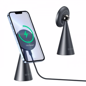 Belaidis įkroviklis Dux Ducis W3 pilkas 15W (skirtas iPhone / suderinamas su Magsafe)