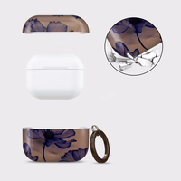 Tech-Protect Lamano deklas AirPods Pro 1 / 2 - rudas-violetinis