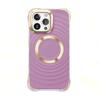 Circle Glam Magnetinis dėklas telefonui iPhone 13 Pro Max 6,7" violetinis