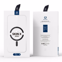 Dux Ducis Skin X Pro dėklas telefonui Samsung S24+ su magnetiniu žiedu ir atvartu - juodas