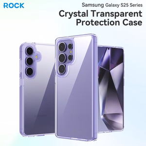 Rock Crystal Transparent Series Dėklas telefonui Samsung Galaxy S25 skaidrus