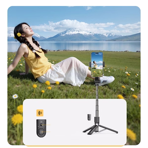Asmenukių lazda Orico SPV90 aliuminis mini trikojis Bluetooth 360 laipsnių pasukimas - juoda