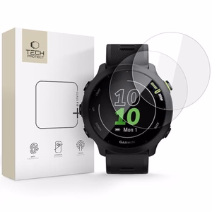 Tech-Protect Glass Fit+ 2-jų rinkinys grūdintas stiklas Garmin Forerunner 55 - skaidrus
