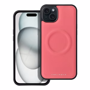 Чехол ROAR MAG MORNING для IPHONE 15 Plus ярко-розовый