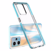 Spring Case Realme 9 Pro+ / Realme 9 silikoninis dangtelis su rėmeliu juodas
